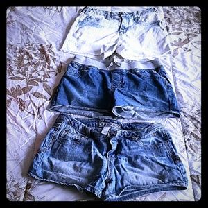 Justice Jean Shorts Bundle Size 16